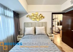 fully furnished 1br unit with balcony for lease in verve residences