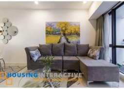 fully furnished 1br unit with balcony and parking for sale in the milano residences