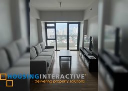 fully furnished 1br unit with parking slot - solstice tower 1 makati