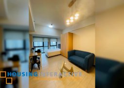 fully furnished studio unit with parking for sale in paseo heights