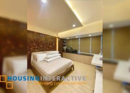 furnished 1br unit with parking for lease in one shangri-la place