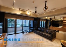 fully furnished 1br unit with parking for lease/sale in arya residences