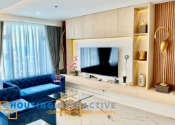 furnished 3br unit with parking for sale in trion towers