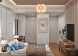 fully furnished bi-level 2br unit for sale in one rockwell