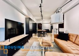 fully furnished 1br unit with balcony and parking for lease in verve residences