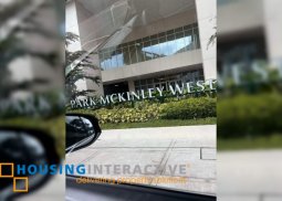 a condominium for lease in park mckinley west bgc taguig city