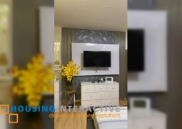 well interiored studio unit for rent in knightsbridge