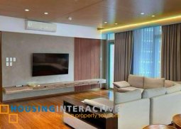 fully furnished 3br unit with parking for lease in proscenium at rockwell
