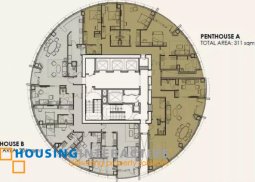 a penthouse type unit for sale in  the imperium, pasig