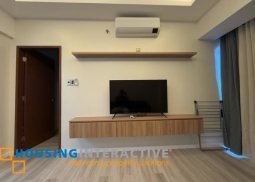 fully furnished 1br unit with parking for lease in st. francis shangri-la place