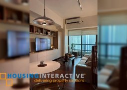 fully furnished 1br unit with parking in shang salcedo place