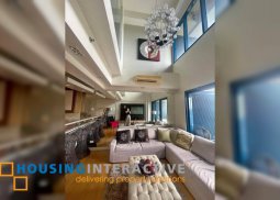 fully furnished 1br unit with balcony for lease in one rockwell