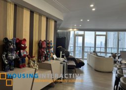 fully furnished 3br unit with parking for sale in proscenium at rockwell