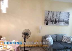 fully furnished 1br unit with balcony for sale in the gramercy residences