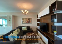 fully furnished 1br unit with parking for lease in edades tower