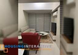 fully furnished 2br unit for lease in uptown ritz residences