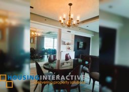 fully furnished 2br unit with 2 parkings slots for lease in the shang grand tower