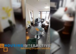 fully furnished 1br unit for lease in the gramercy residences