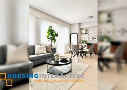 fully furnished 1br unit with balcony and parking for lease in the colums ayala