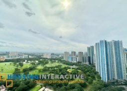 semi-furnished 3br unit with balcony and parking for sale in two serendra