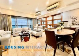 a fully furnished 3br unit for leased in one shangri la place