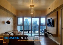 fully furnished 1br unit with balcony and parking for lease in one maridien