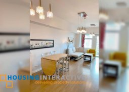 fully furnished 1br unit with balcony for lease in two serendra