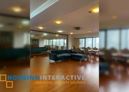 semi-furnished 3br unit with parking for lease in pacific plaza ayala