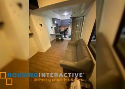 fully furnished 1br unit with balcony for lease in cityland vito cr5uz