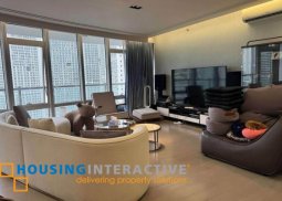 fully furnished 3br unit with parking for sale in proscenium at rockwell