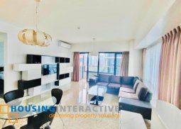 fully furnished 1br unit with balcony and parking for lease in arya residences