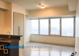 semi-furnished studio unit with parking for lease in proscenium at rockwell