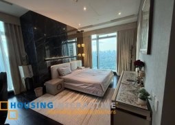 fully furnished 3br unit witj parking for lease in trump tower