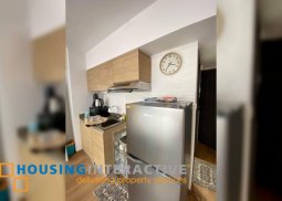 a studio type unit for lease in the rise shangri-la