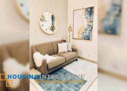 fully furnished 1br unit for lease in one uptown residences