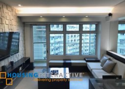 fully furnished 2br unit with parking for lease in two serendra