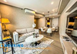 fully furnished 2br unit with balcony and parking for lease/sale in proscenium at rockwell