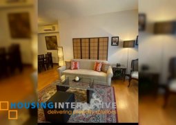 fully furnished 2br unit with parking for lease in one rockwell