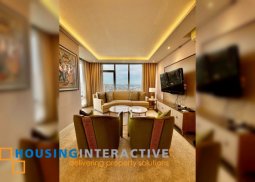 fully furnished 2br unit with parking for lease in proscenium at rockwell