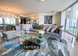 fully furnished 3br unit with parking for lease in proscenium at rockwell