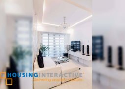 fully furnished 3br unit with balcony and parking for lease in royal palm residences