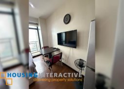 fully furnished studio unit for sale in the gramercy residences