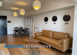 fully furnished 1br unit with balcony and parking for lease in park triangle residences