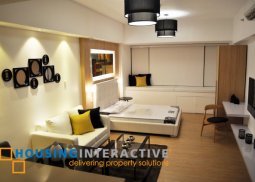 fabulous studio condo unit for rent at the one shangri la place mandaluyong