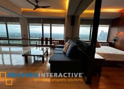 fully furnished 1br unit with parking for lease in bellagio 1