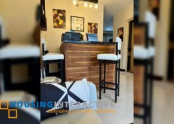 fully furnished 2br unit with balcony and parking for rent in fairway terraces