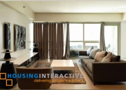 fully furnished 3br unit with balcony and parking for sale in the residences at greenbelt