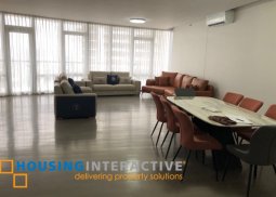 semi-furnished 3br unit with parking for rent in proscenium at rockwell