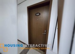 bare studio unit with parking for rent in sunshine 100 city plaza