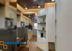 fully furnished 1br unit with balcony for lease in lumiere residences